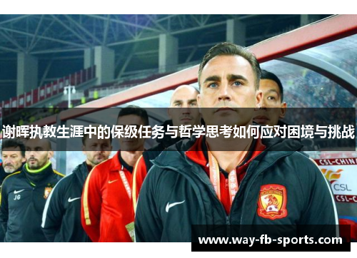 谢晖执教生涯中的保级任务与哲学思考如何应对困境与挑战